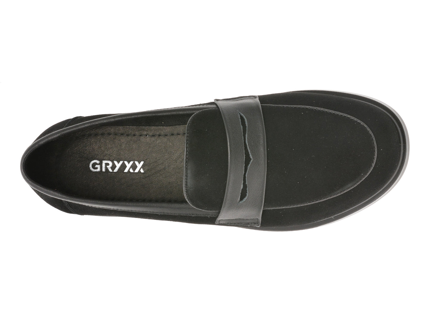 Mocasini GRYXA verzi, 37718, din piele intoarsa