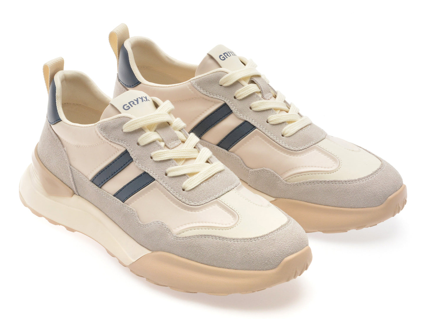 Pantofi sport GRYXA bej, 8001, din material textil