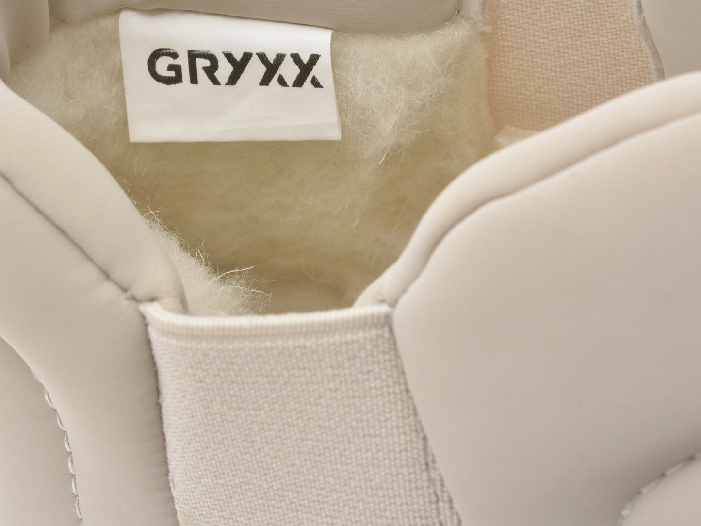 Ghete GRYXA gri, 80812, din material textil