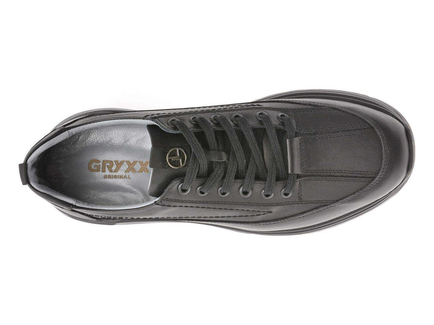 Pantofi sport GRYXA maro, LS2404, din piele naturala