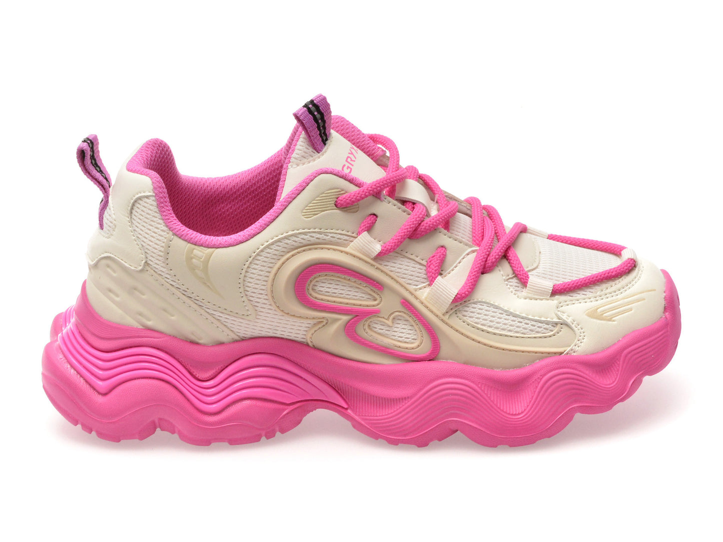Pantofi sport GRYXA fucsia, 36398, din material textil