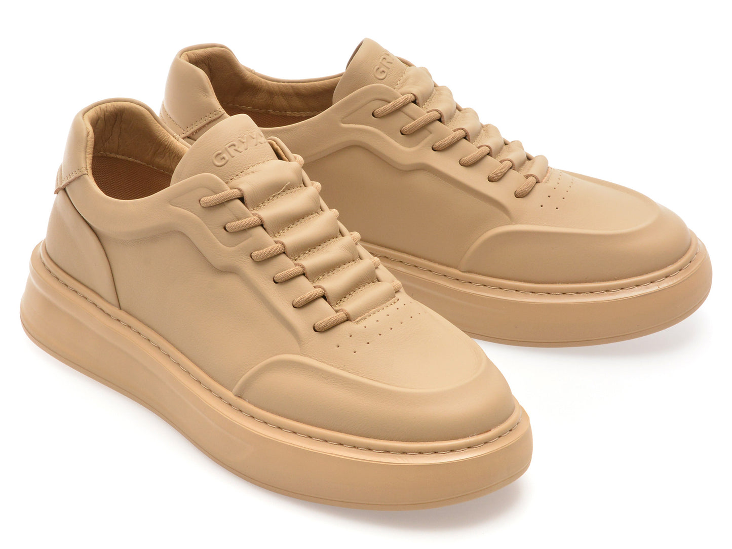 Pantofi sport GRYXA negri, 5618, din piele naturala