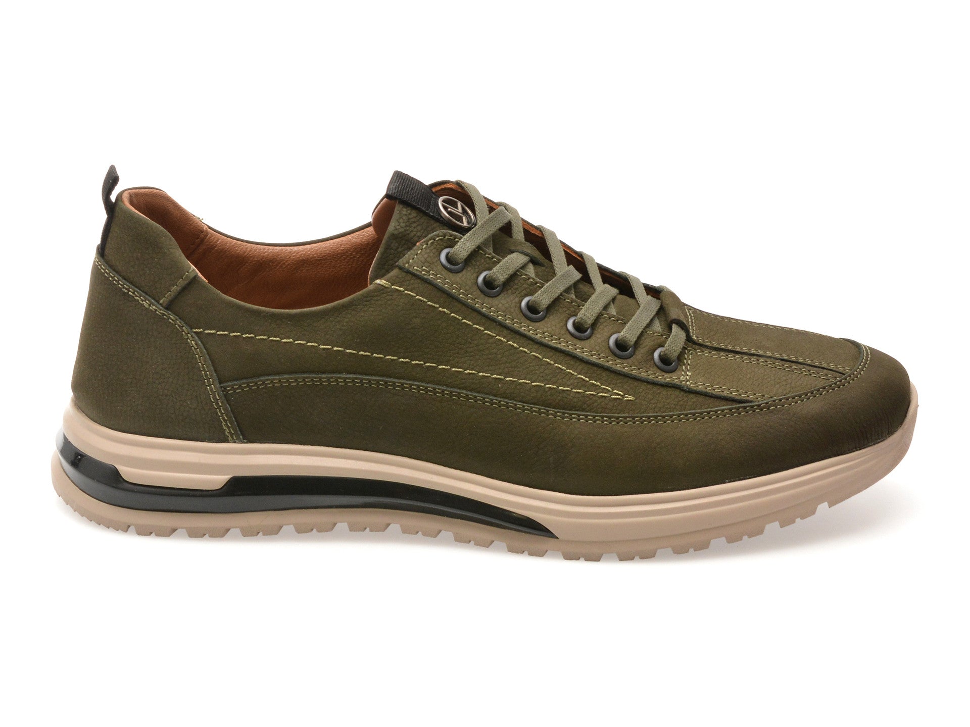 Pantofi sport GRYXA maro, LS2404, din piele naturala