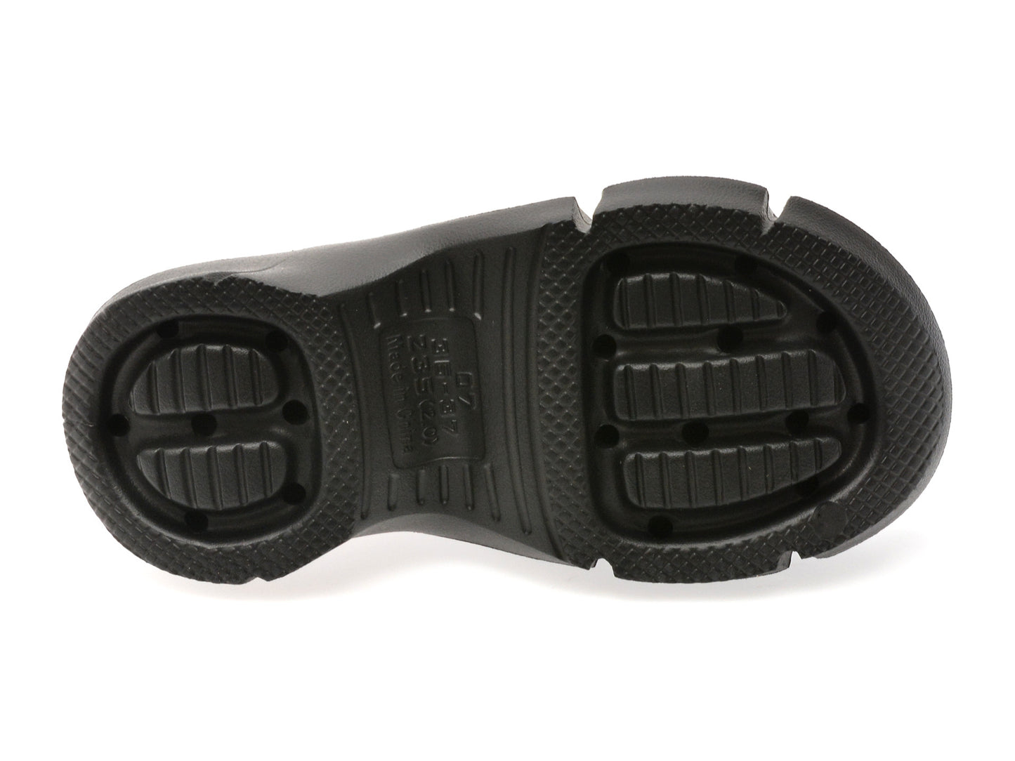 Papuci GRYXA negri, XY03, din pvc