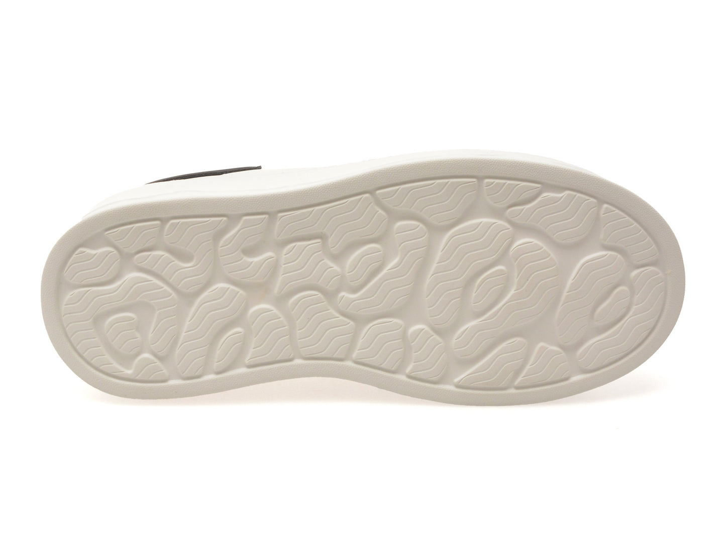 Pantofi sport GRYXA alb-negru, 3F612, din piele naturala