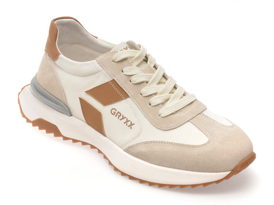 Pantofi sport GRYXA bej, 3031637, din material textil
