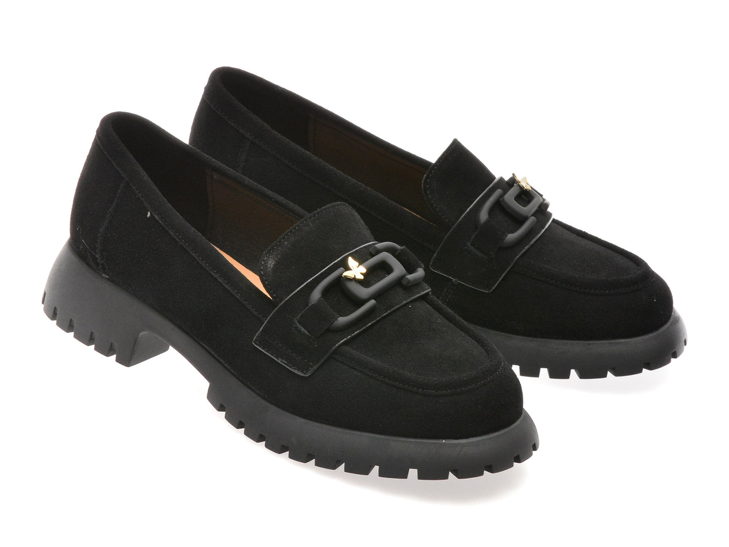 Mocasini GRYXA gri, V856G45, din piele intoarsa
