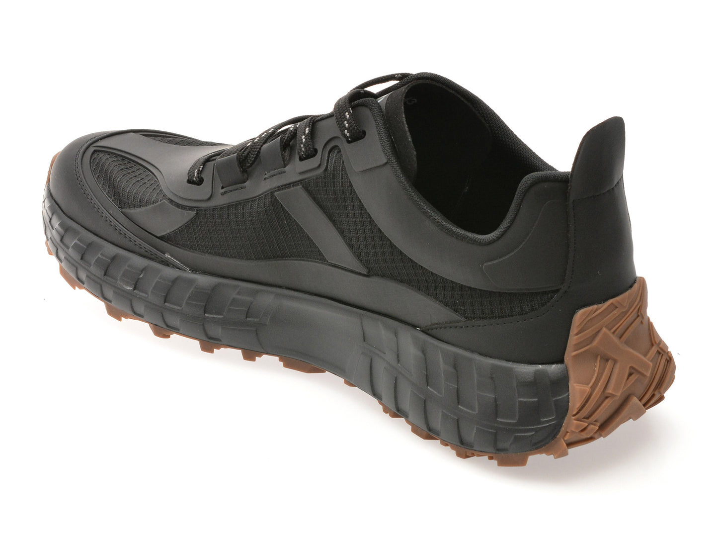 Pantofi sport GRYXA negri, A166, din material textil