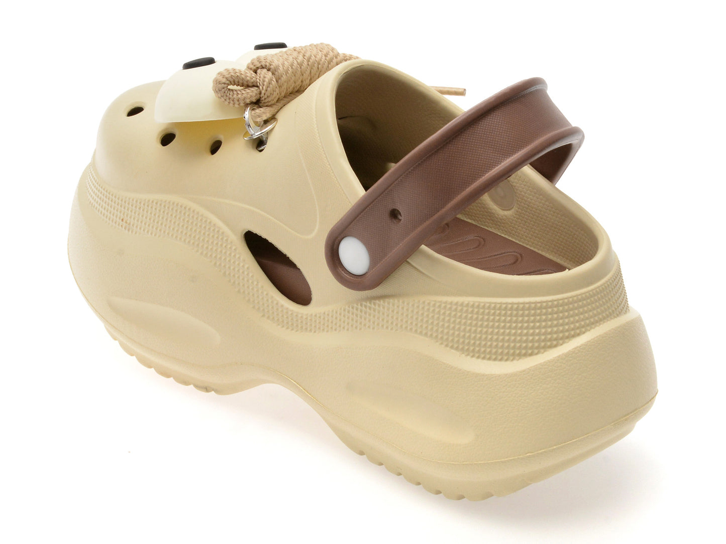 Papuci GRYXA bej, 5078, din pvc