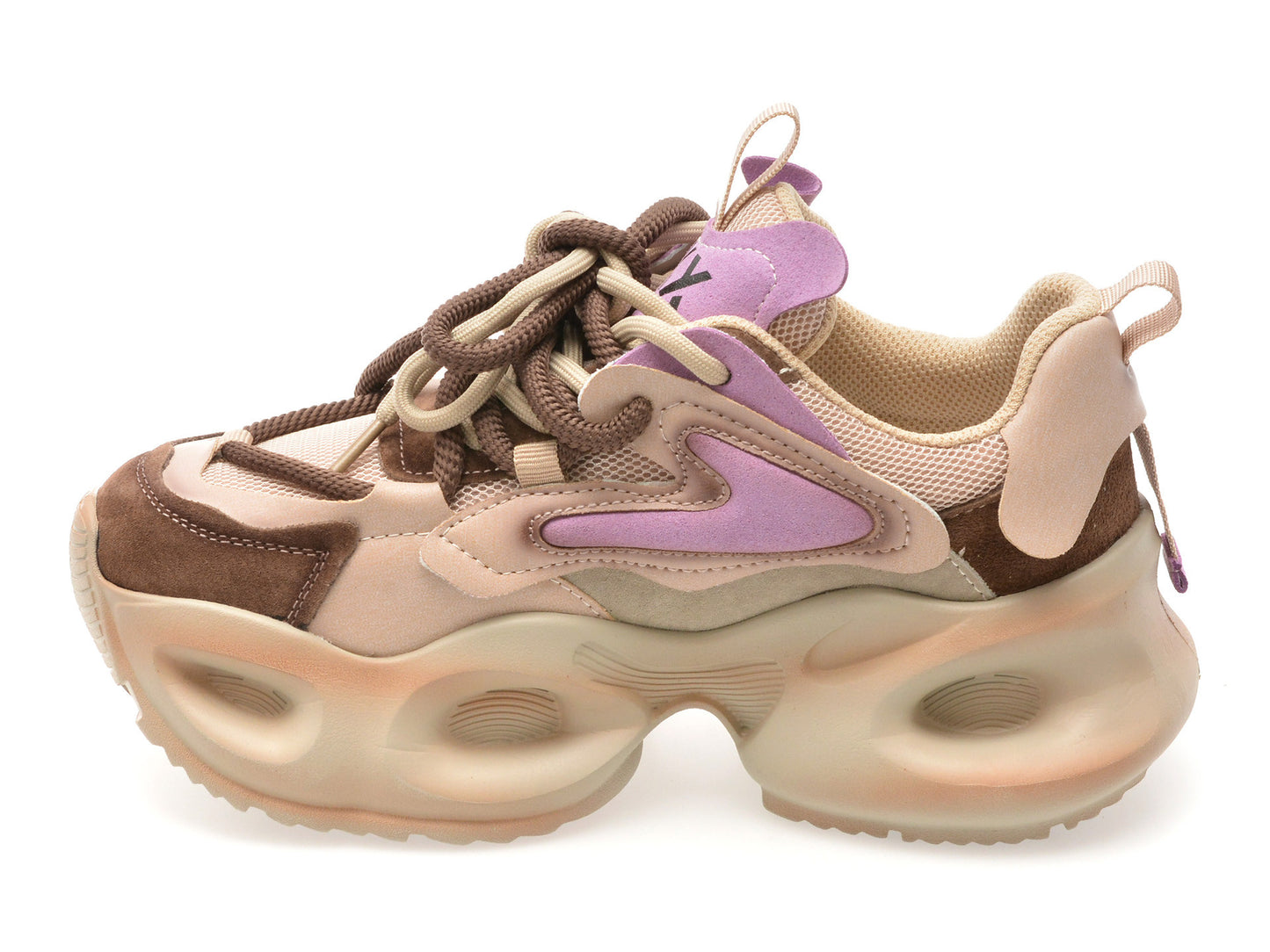 Pantofi sport GRYXA maro, 3039, din material textil
