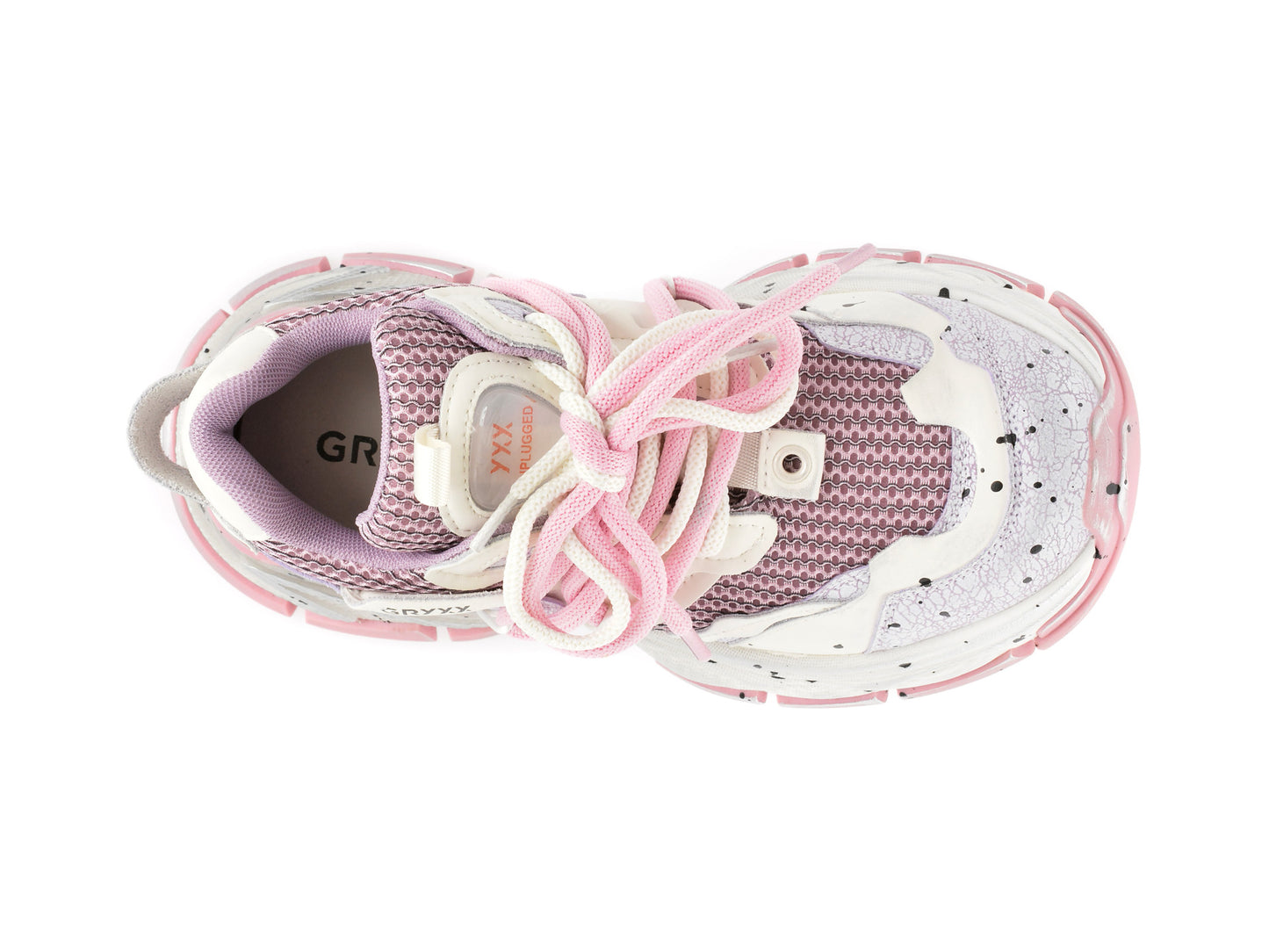 Pantofi sport GRYXA mov, 80672, din material textil