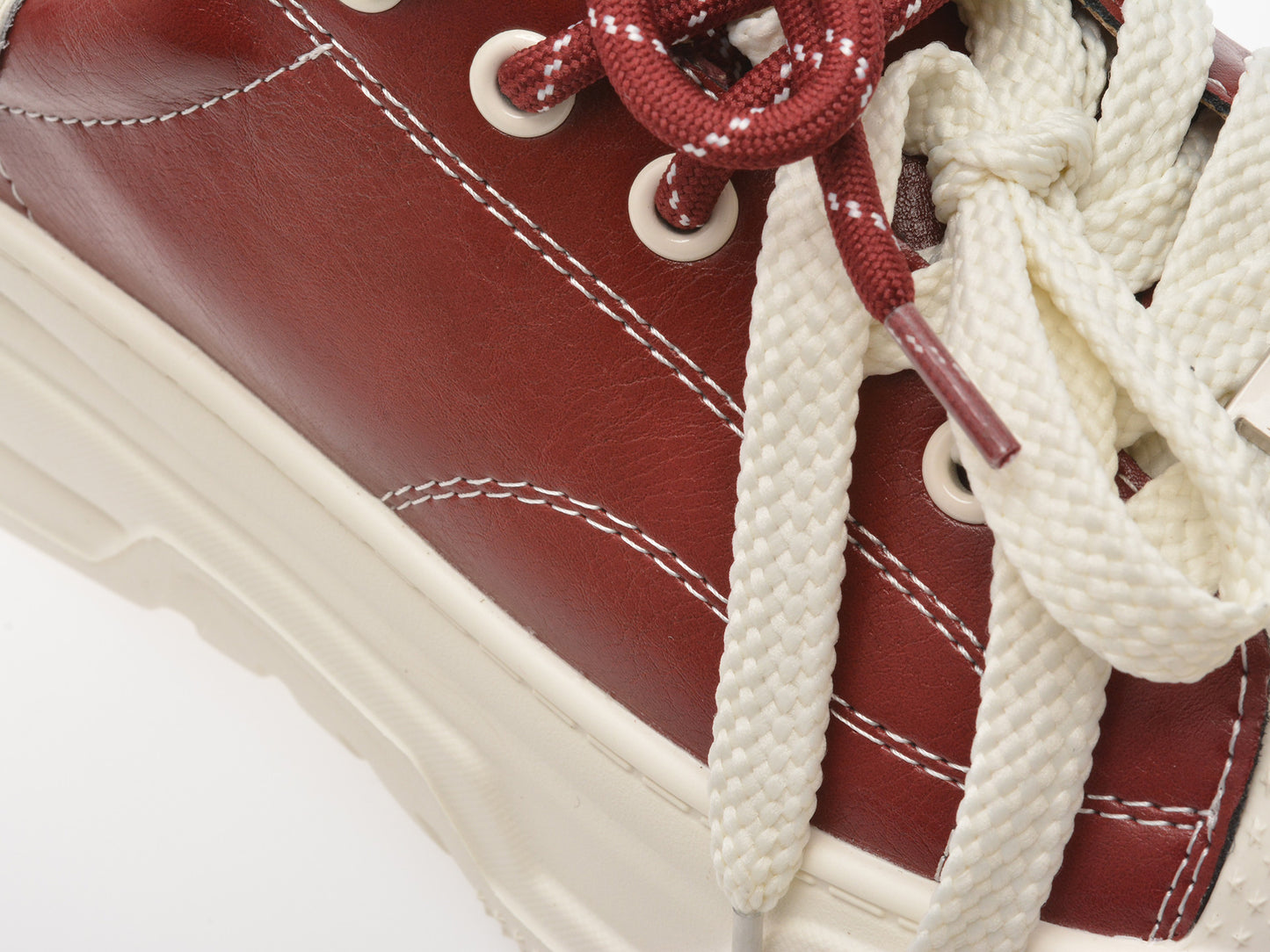 Pantofi sport GRYXA rosii, 10151, din piele naturala