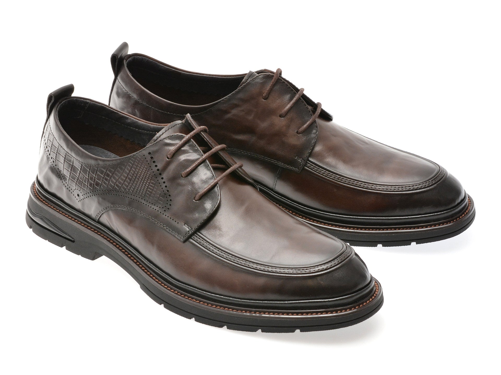 Pantofi eleganti GRYXA maro, 98218, din piele naturala