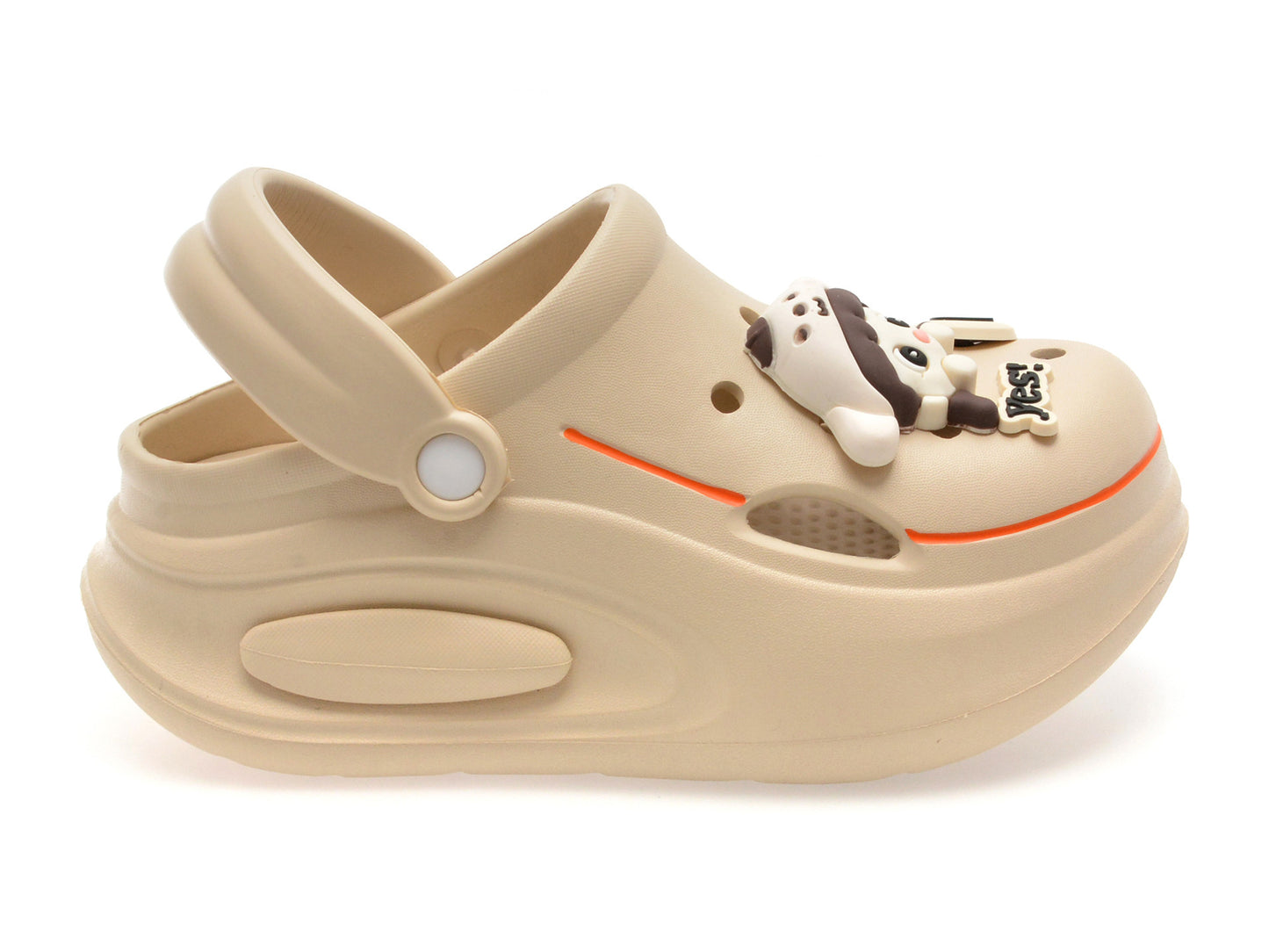 Papuci GRYXA bej, 5108, din pvc