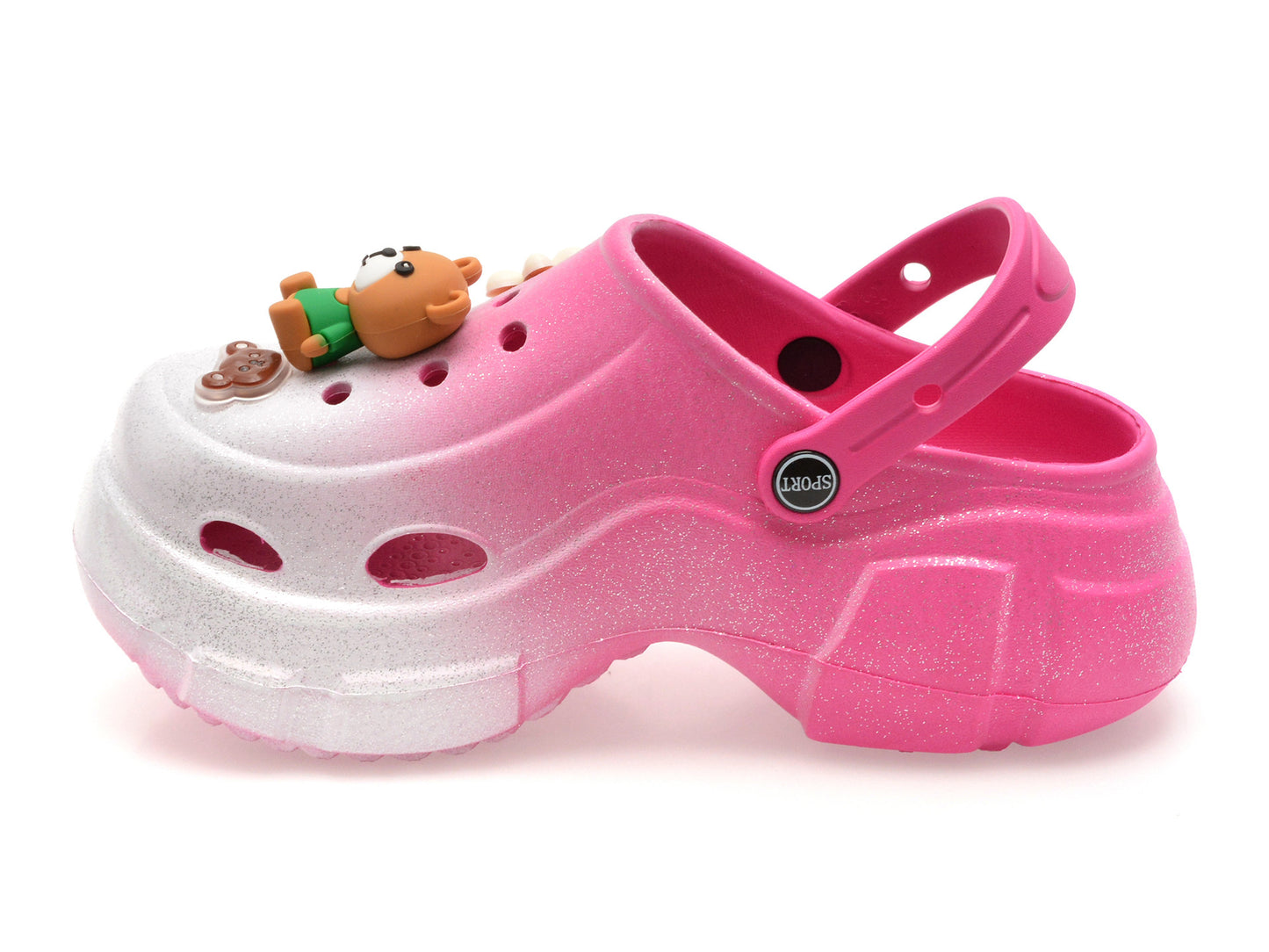 Papuci GRYXA fucsia, 6013, din pvc