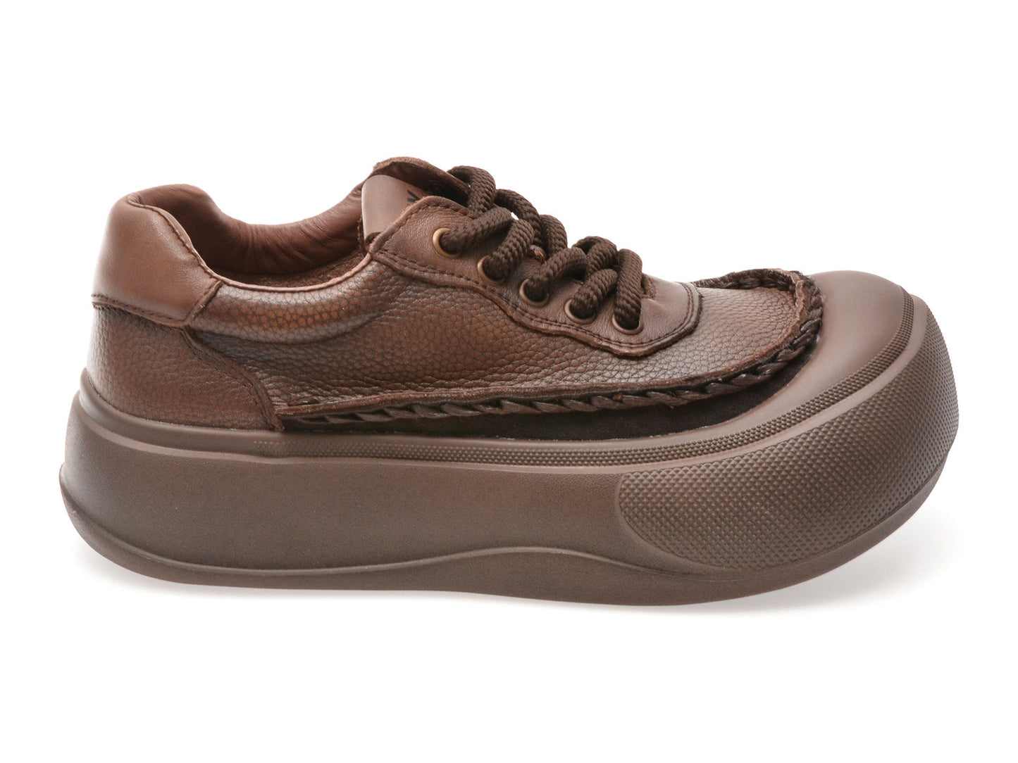 Pantofi sport GRYXA maro, 8112, din piele naturala