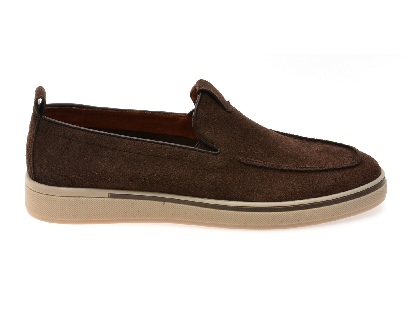 Mocasini GRYXA maro, MU151, din piele intoarsa