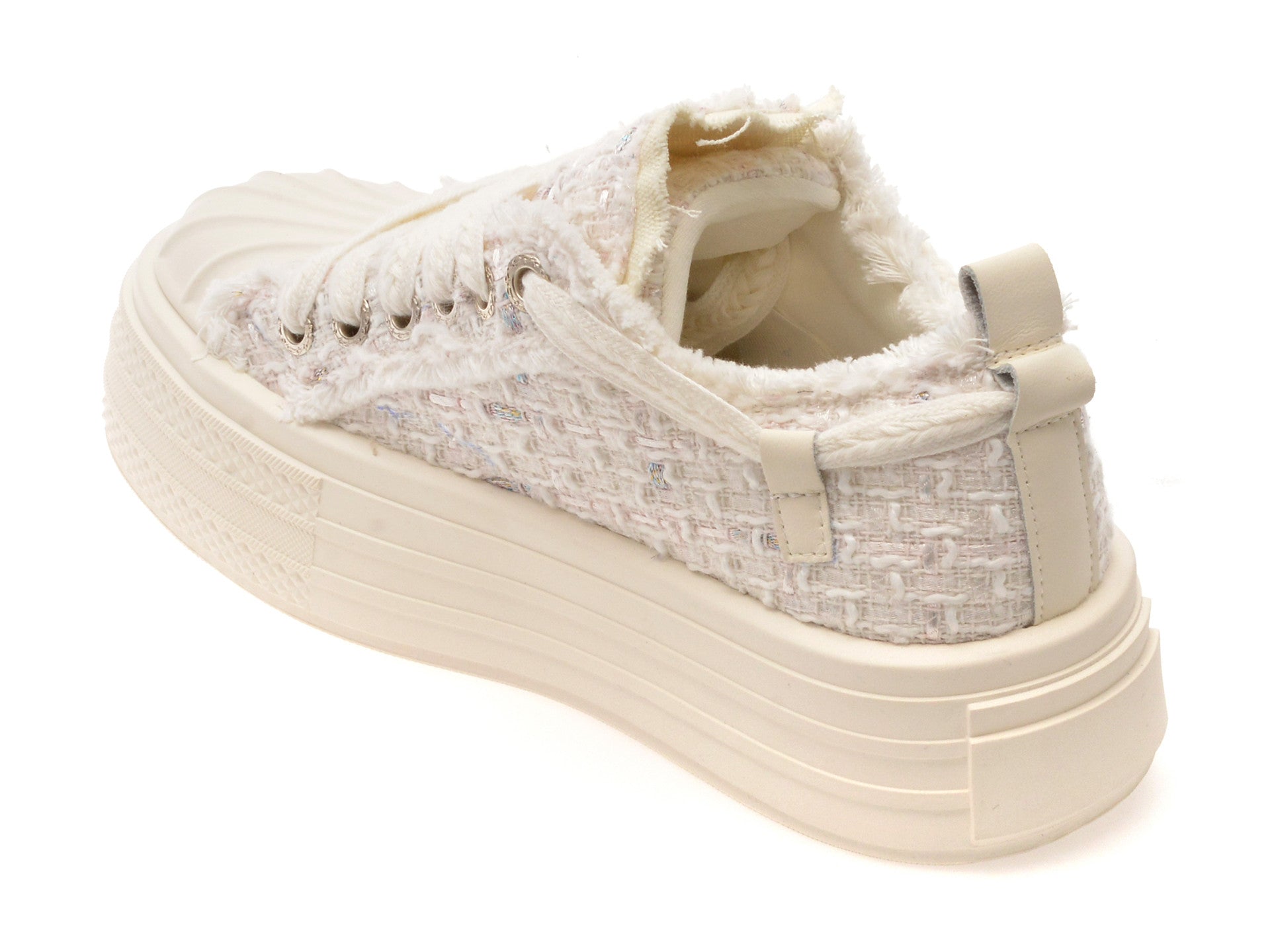 Pantofi sport GRYXA albi, 1128, din material textil