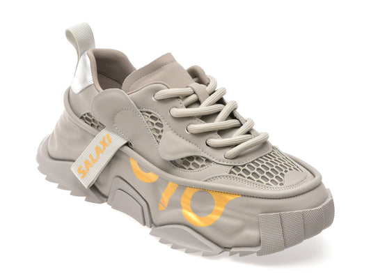 Pantofi sport GRYXA gri, S24, din material textil