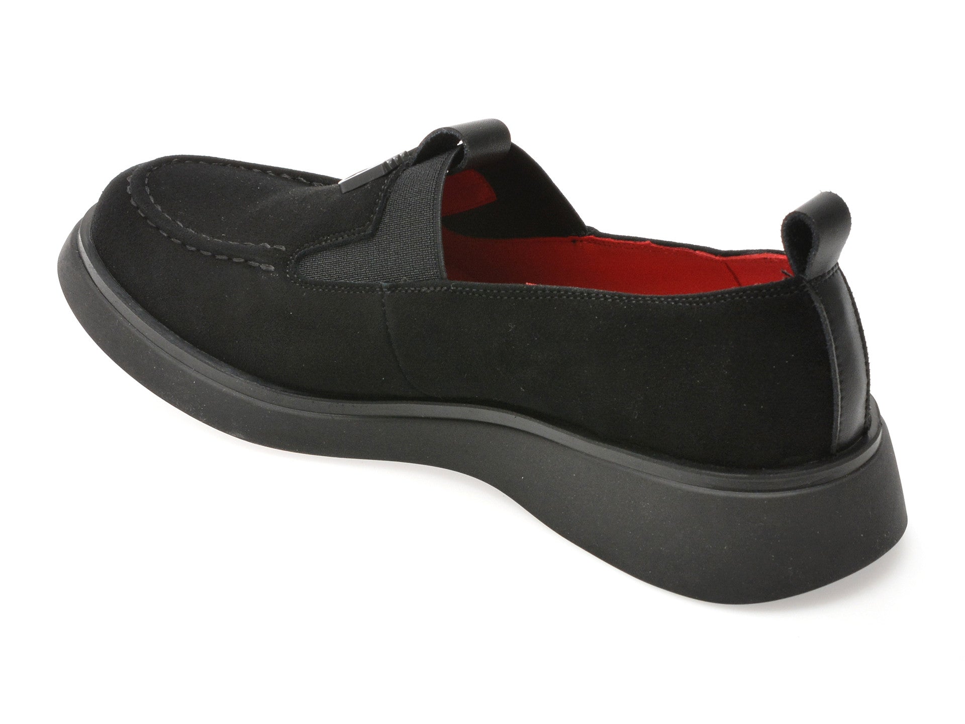 Mocasini GRYXA negri, 550, din piele intoarsa