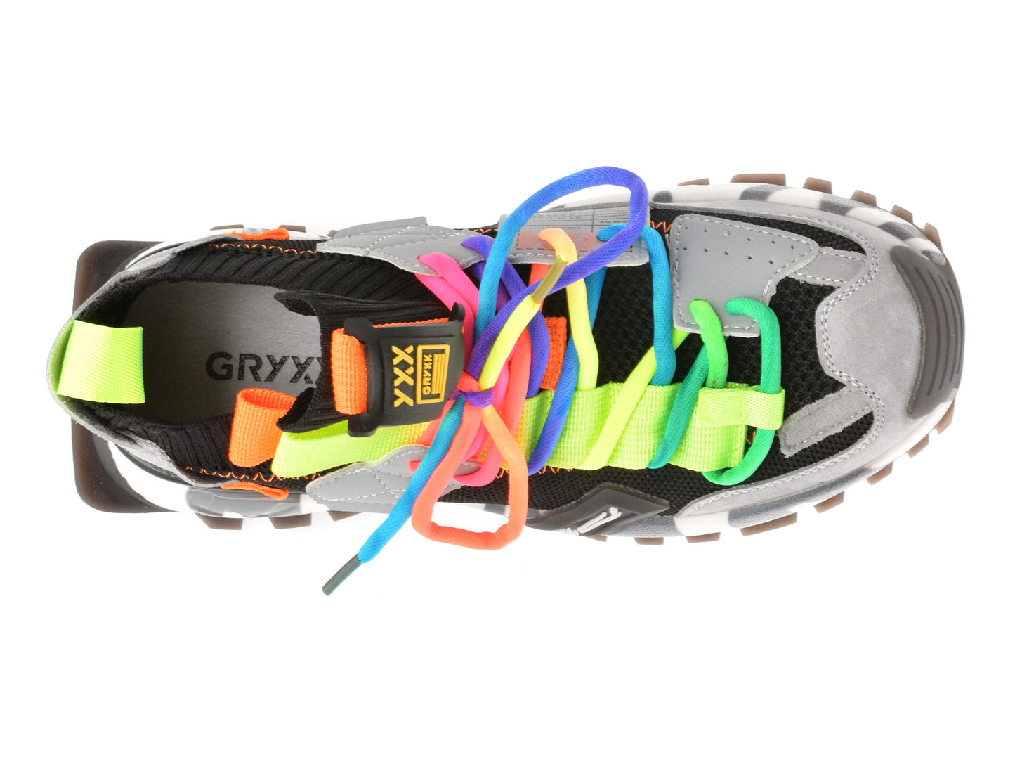 Pantofi sport GRYXA portocalii, 18159, din material textil