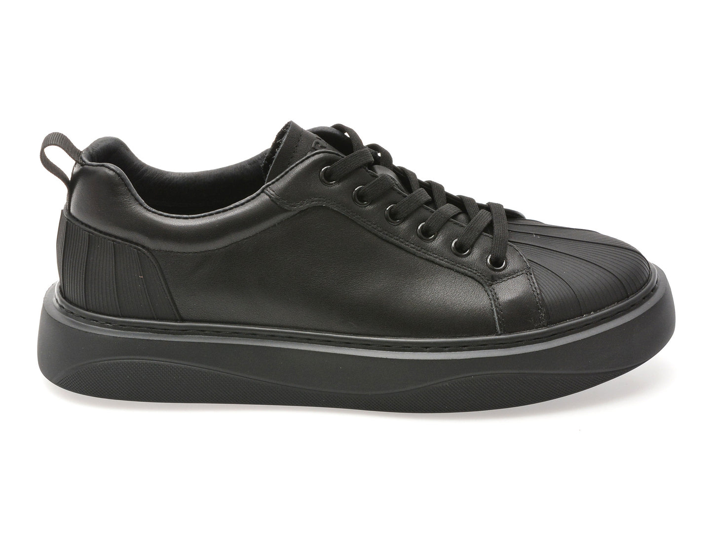 Pantofi sport GRYXA negri, 80311, din piele naturala