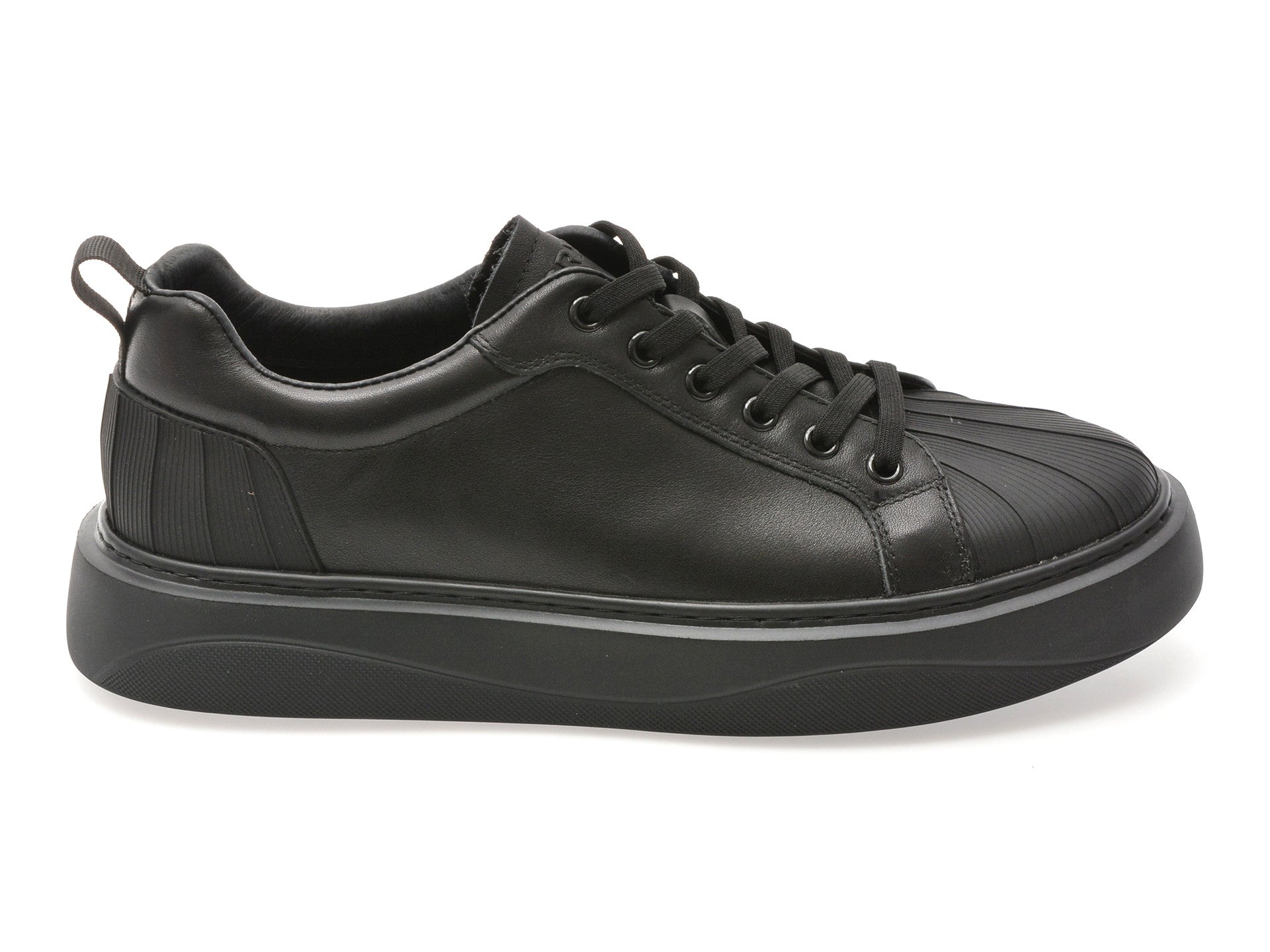 Pantofi sport GRYXA negri, 80311, din piele naturala
