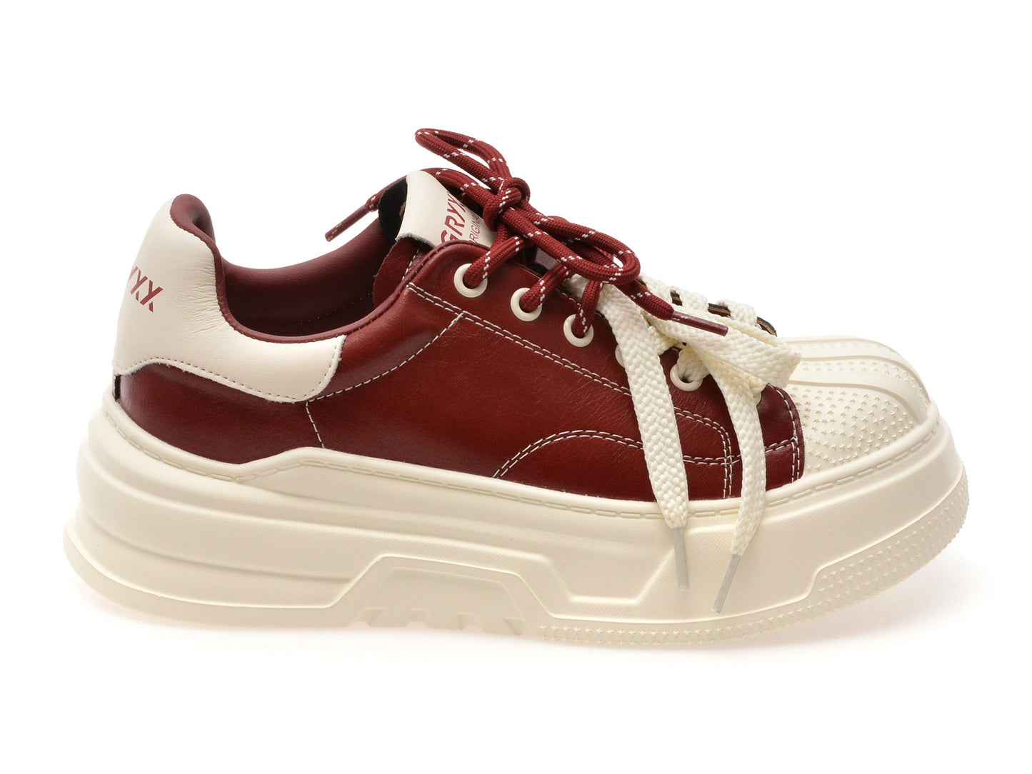 Pantofi sport GRYXA rosii, 10151, din piele naturala