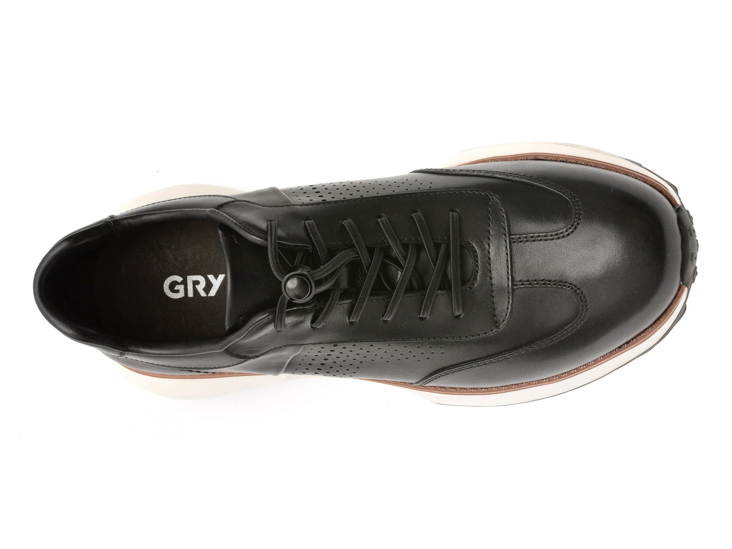 Pantofi sport GRYXA maro, AF1950, din piele naturala