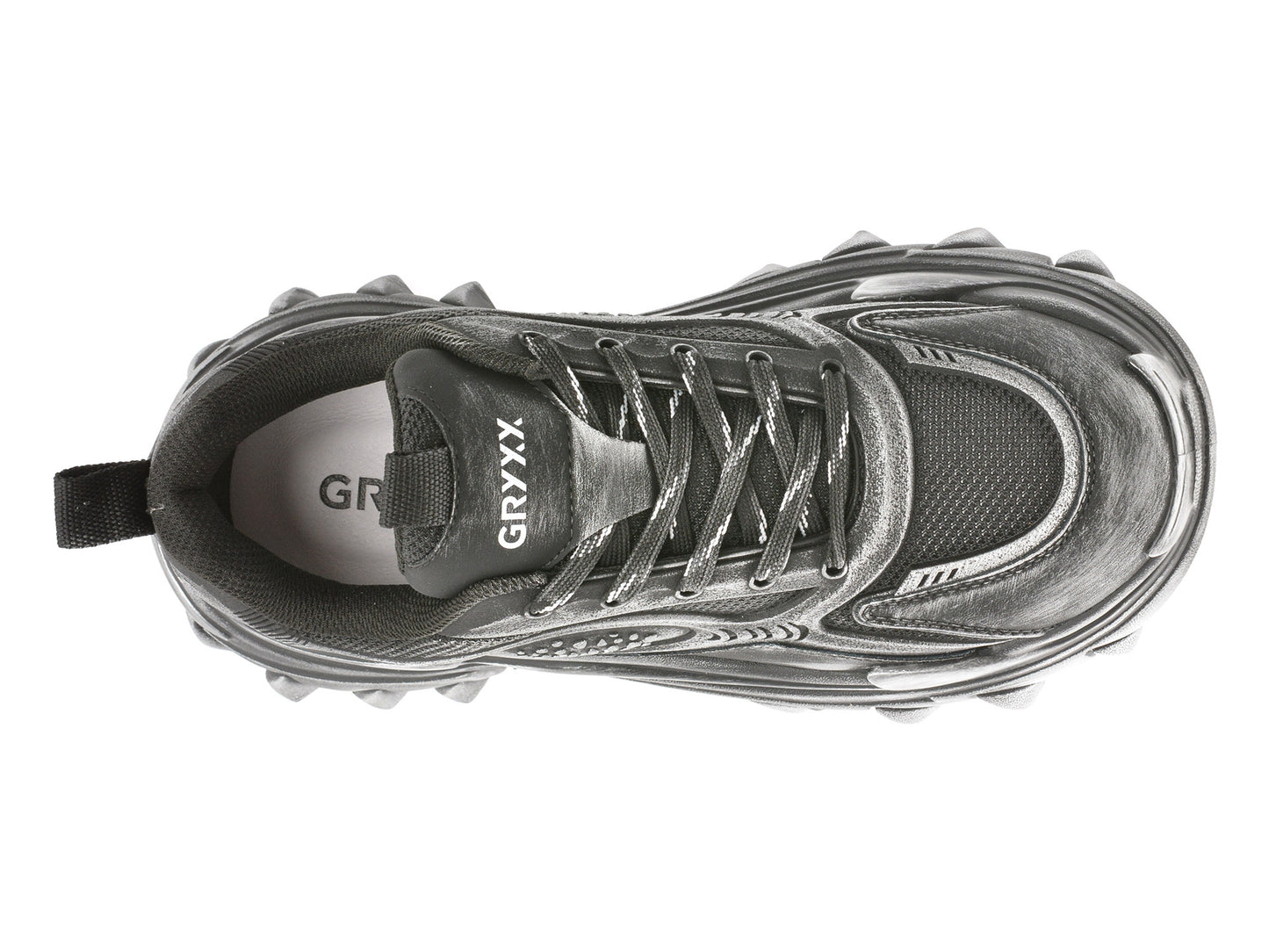 Pantofi sport GRYXA gri, 3833, din piele naturala