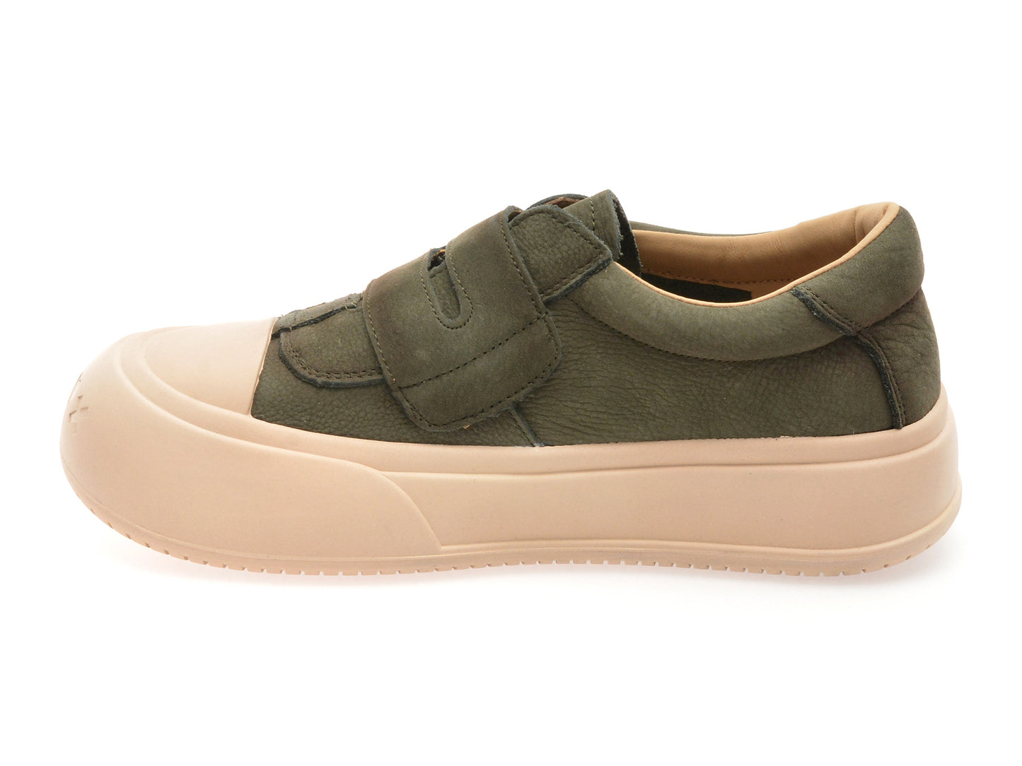 Pantofi sport GRYXA verzi, 8578, din nabuc