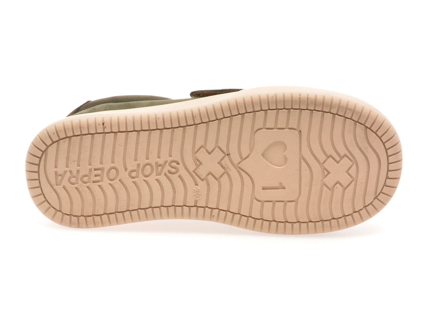 Pantofi sport GRYXA verzi, 8578, din nabuc