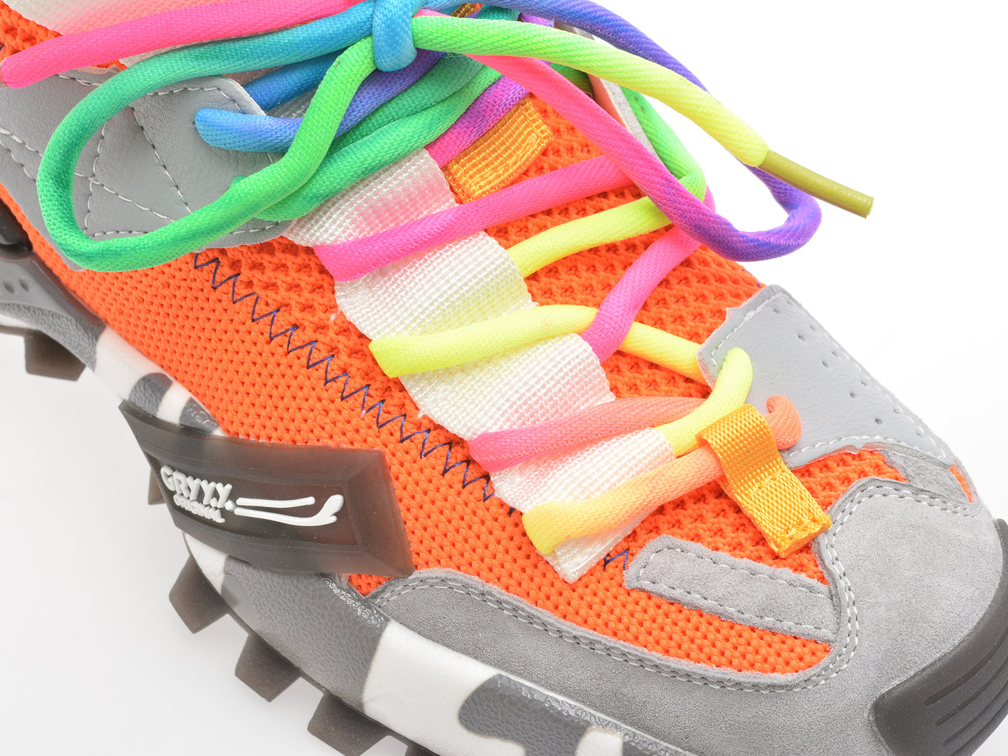 Pantofi sport GRYXA portocalii, 18159, din material textil