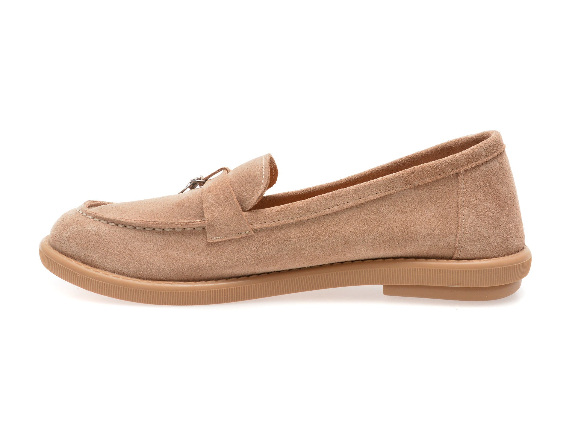 Mocasini GRYXA bej, 617871, din piele intoarsa