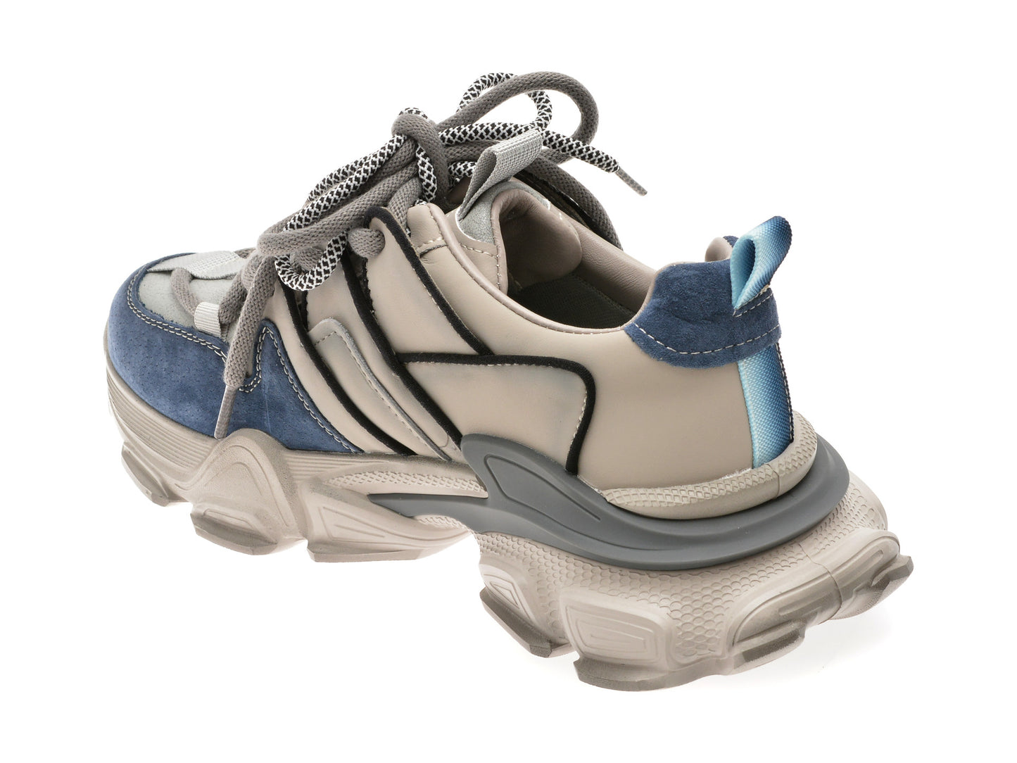 Pantofi sport GRYXA negri, 5752, din piele ecologica
