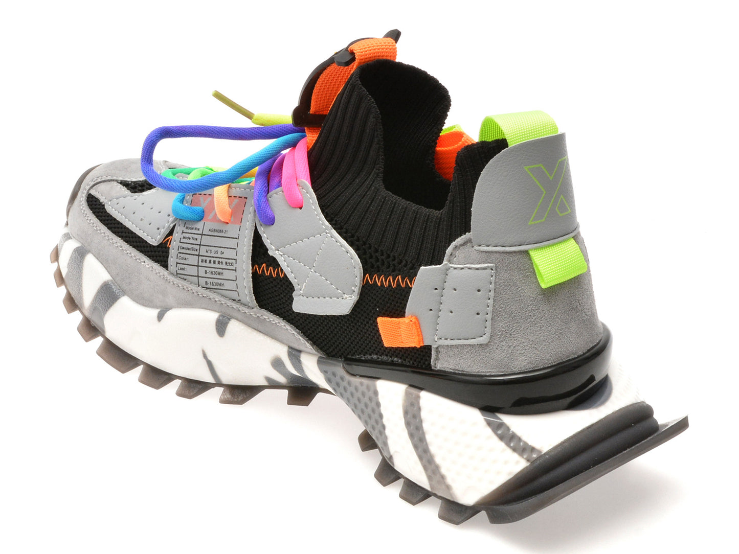 Pantofi sport GRYXA portocalii, 18159, din material textil
