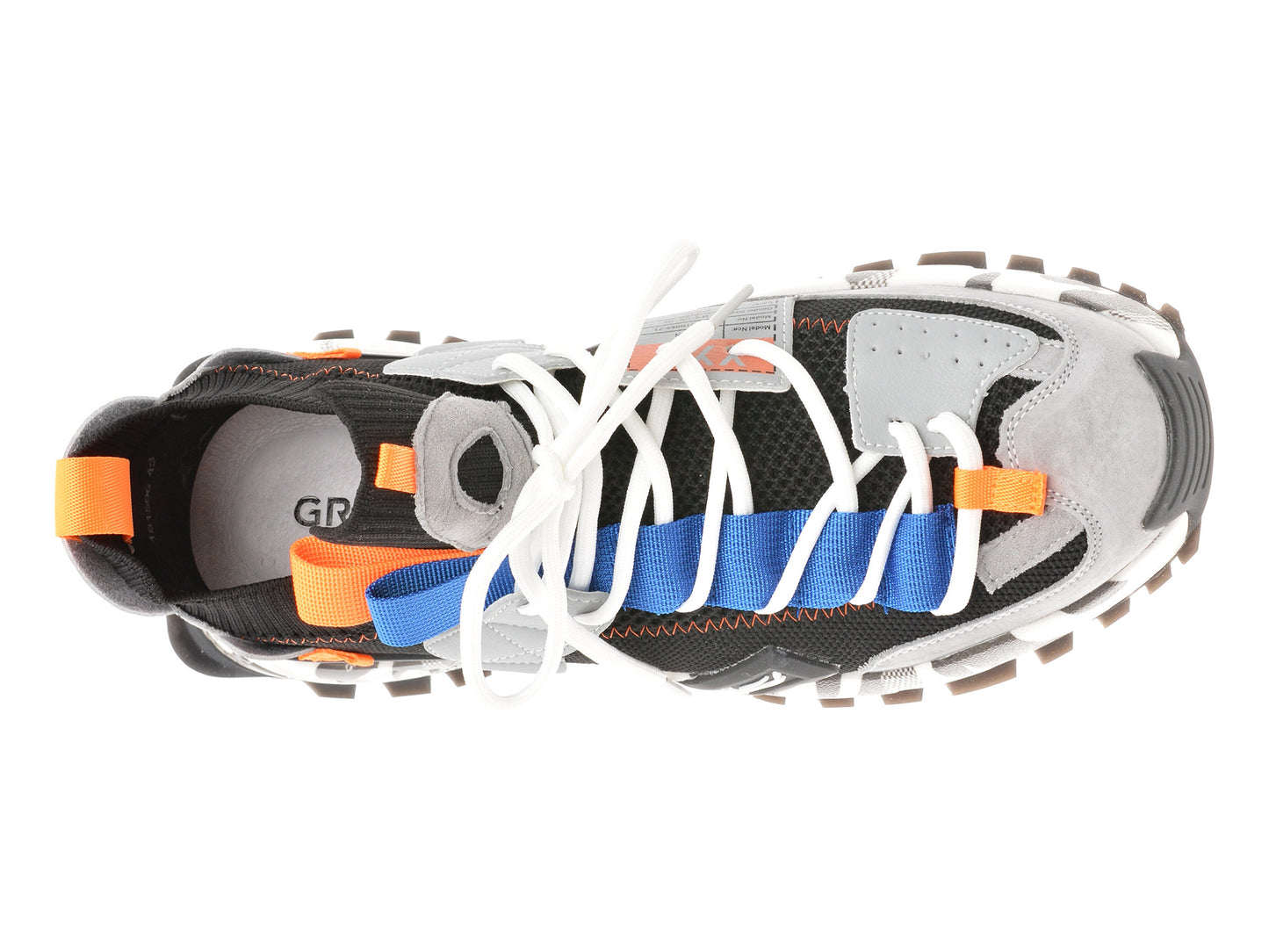 Pantofi sport GRYXA portocalii, 18159, din material textil