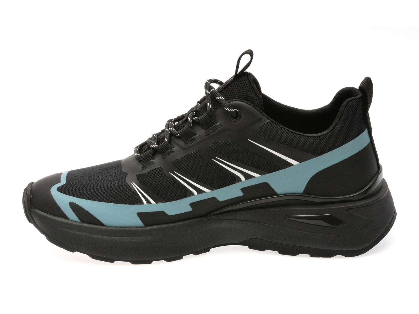 Pantofi sport GRYXA negri, GT4014, din material textil
