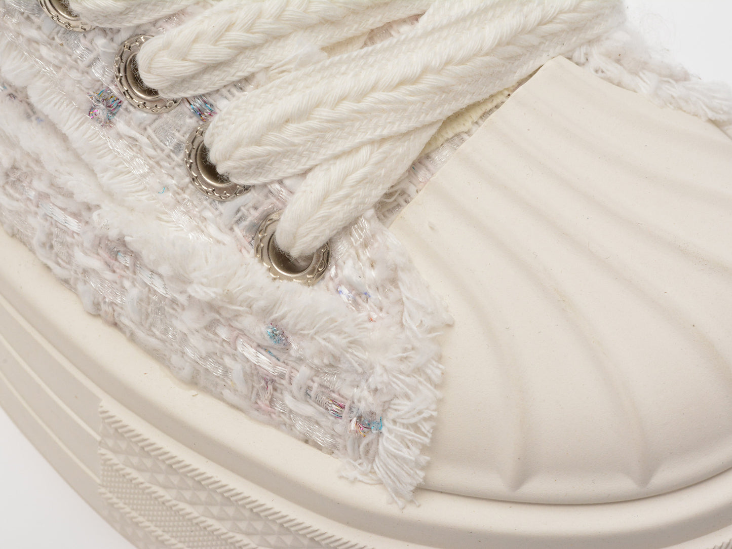 Pantofi sport GRYXA albi, 1128, din material textil