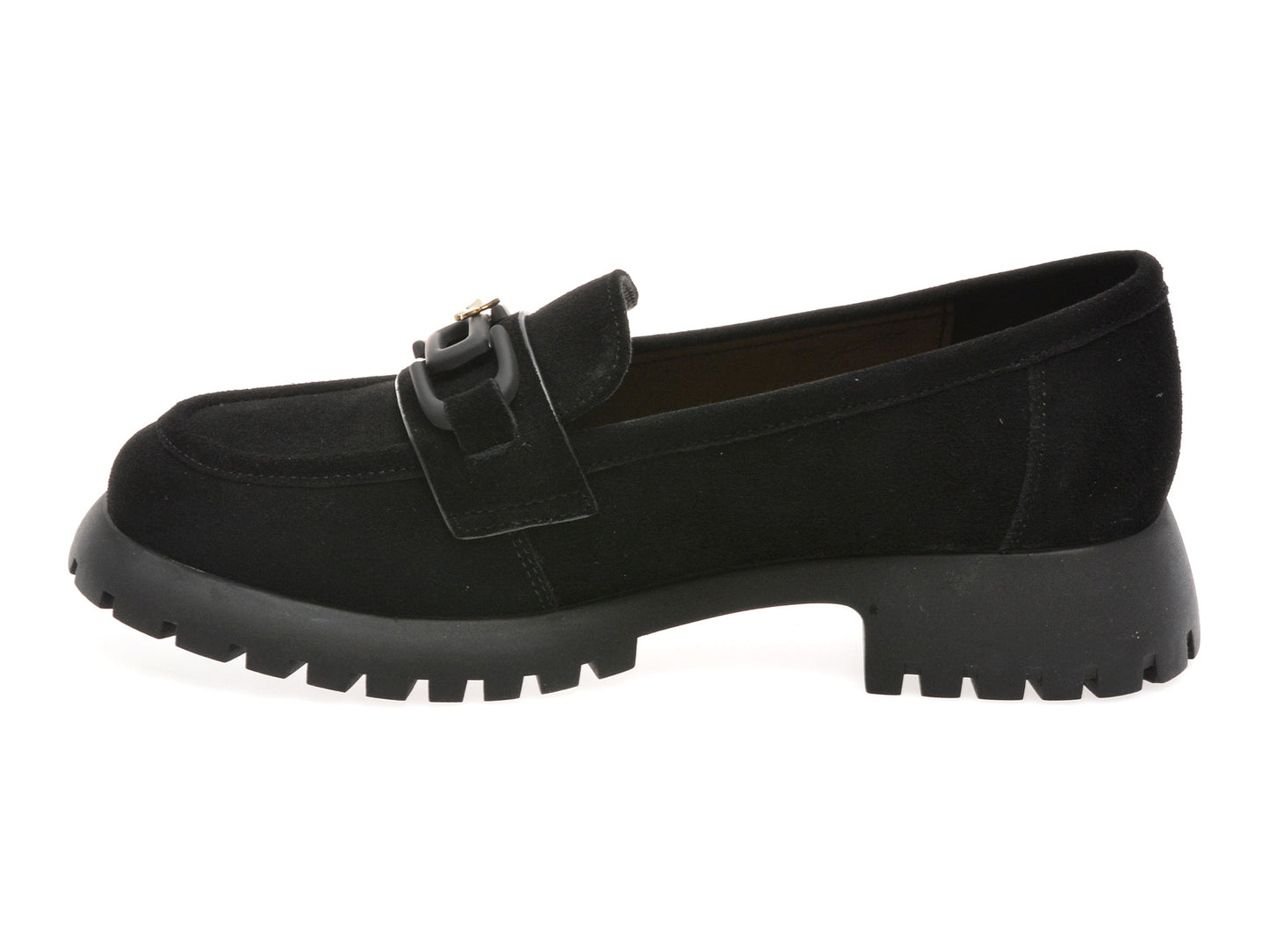 Mocasini GRYXA gri, V856G45, din piele intoarsa