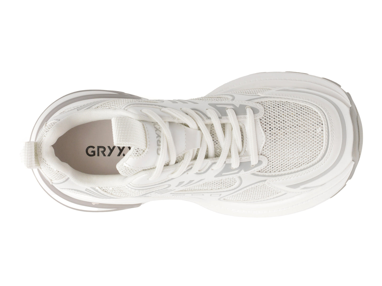 Pantofi sport GRYXA argintii, 1199, din material textil