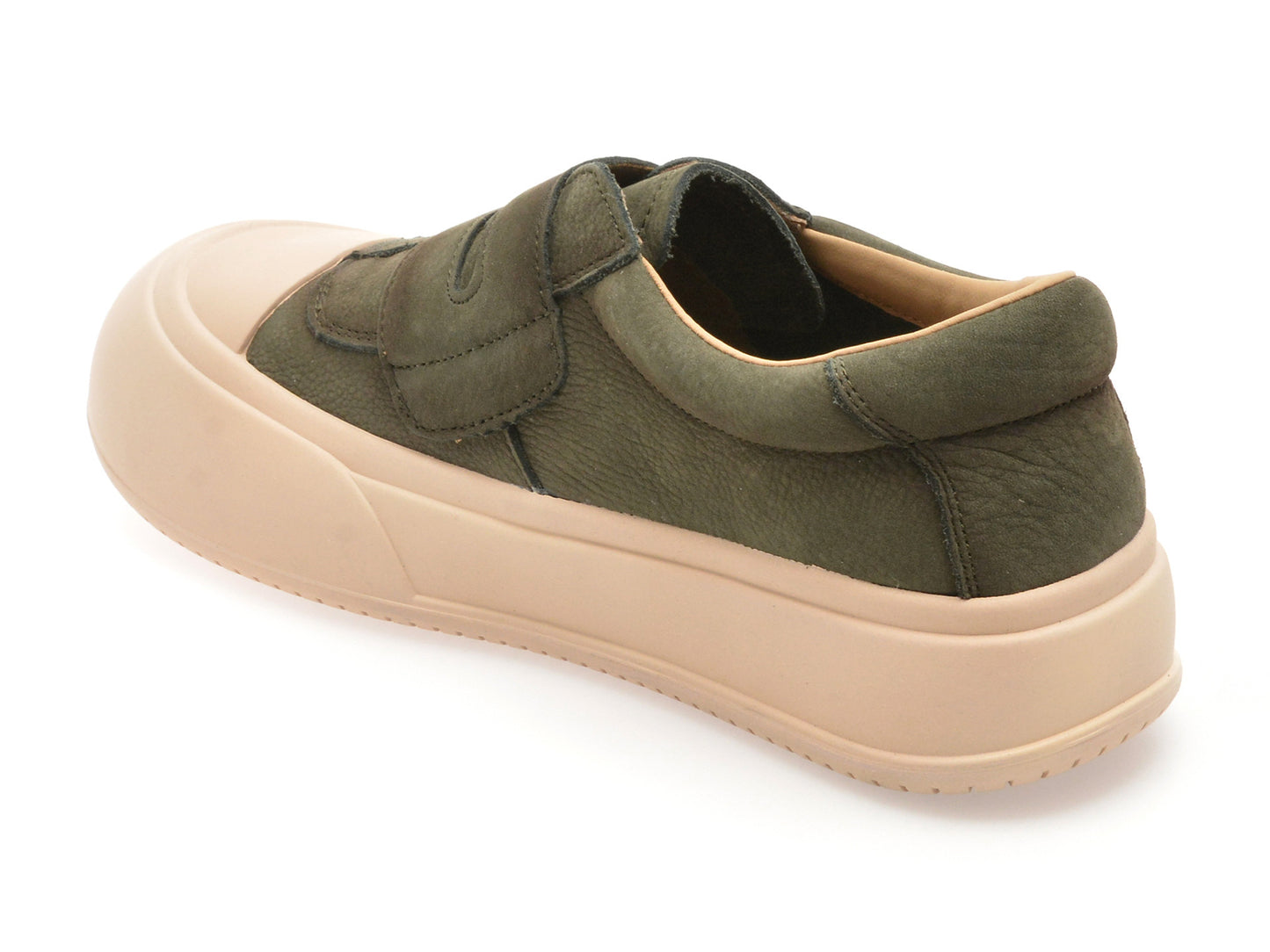 Pantofi sport GRYXA verzi, 8578, din nabuc
