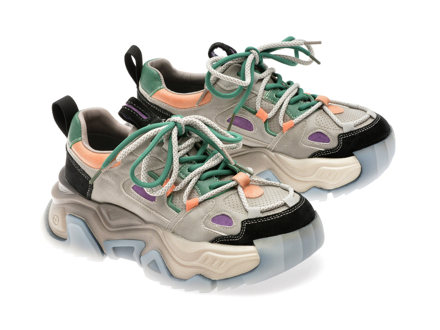 Pantofi sport GRYXA gri, 6968, din piele naturala