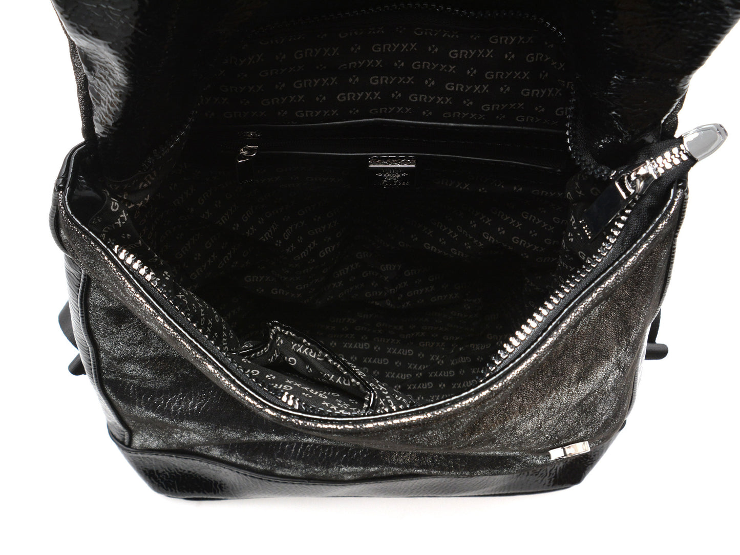 Rucsac GRYXA negru, 64144, din piele ecologica