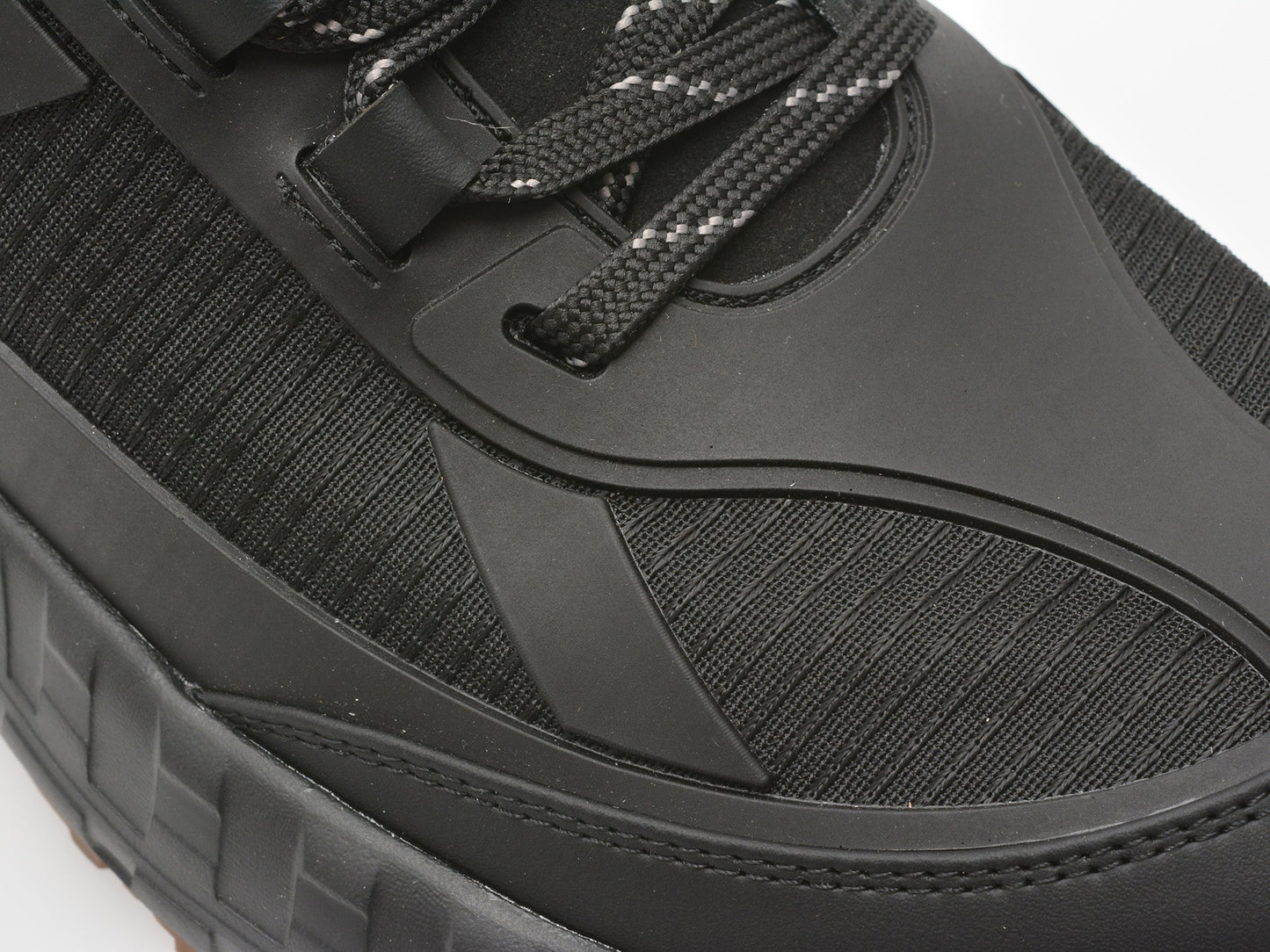 Pantofi sport GRYXA negri, A166, din material textil