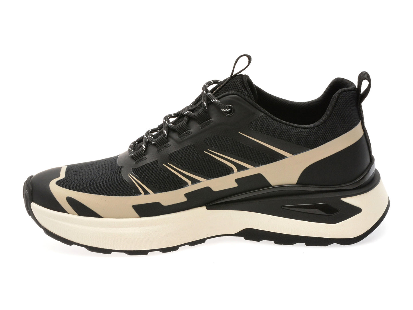 Pantofi sport GRYXA negri, GT4014, din material textil