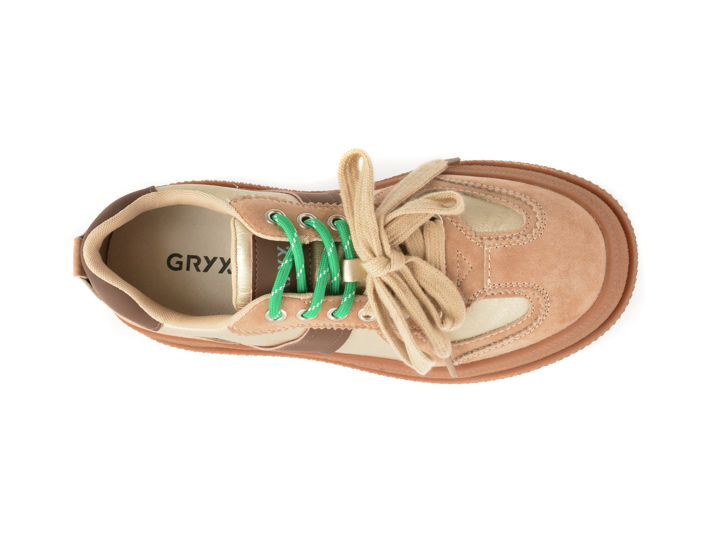Pantofi sport GRYXA gri, 9155, din piele ecologica