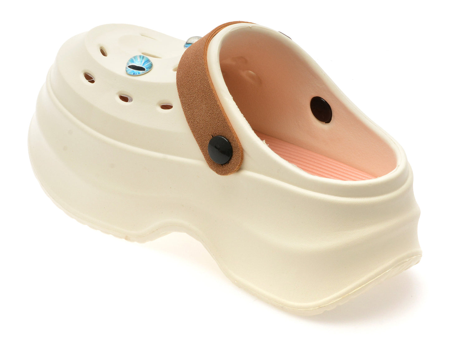 Papuci GRYXA negri, E821, din pvc