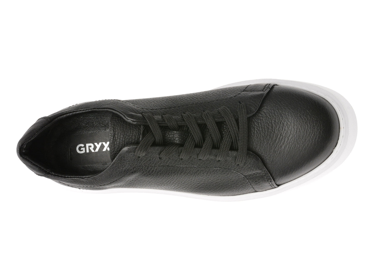 Pantofi sport GRYXA albi, M7162, din piele naturala