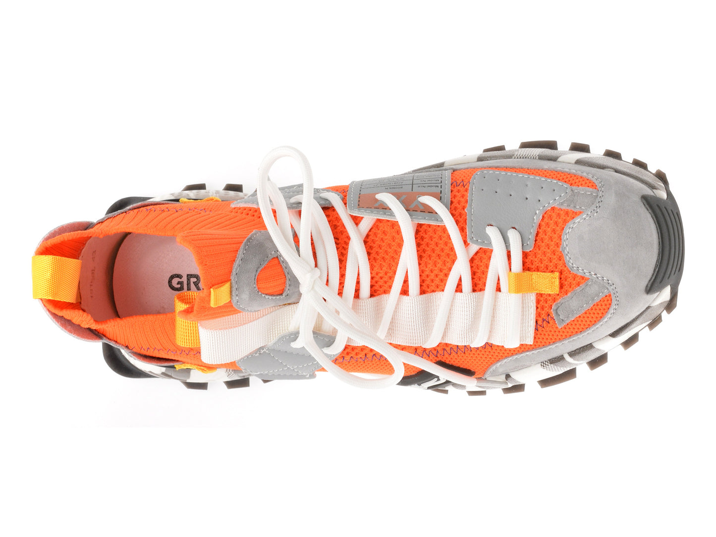 Pantofi sport GRYXA portocalii, 18159, din material textil